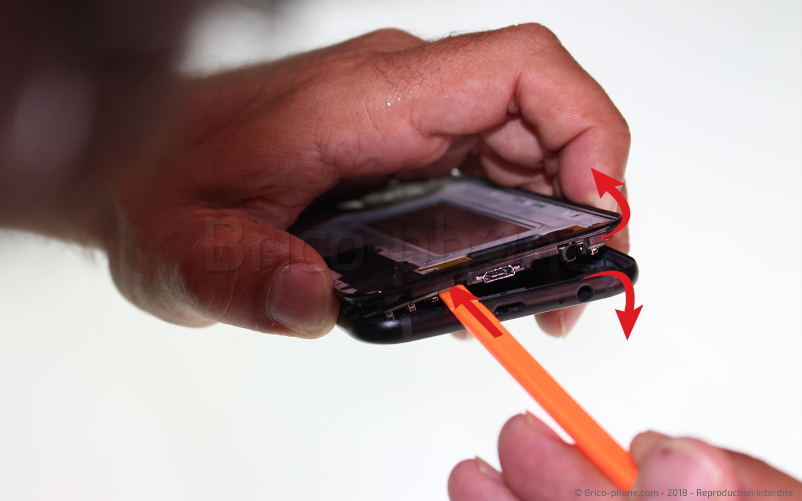 Changement du lecteur d'empreinte digitale sur Galaxy A6 2018 photo 1